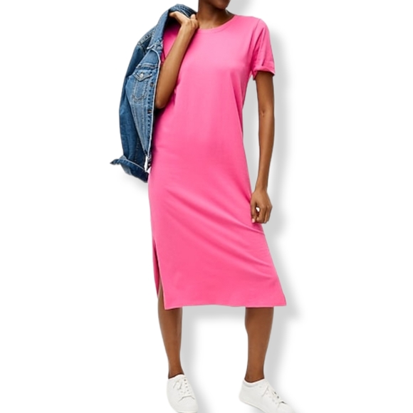 Jcrew Pink Jersey Knit Cotton Tshirt 